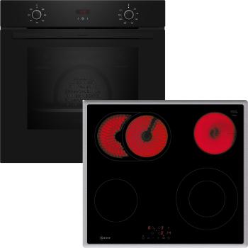 Neff BX36B0 - Backofen-Set, Einbau, B1CCC0AK3 + T16SBN1L0, Backofen, Elektrokochfeld